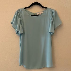 Loft flutter sleeve top